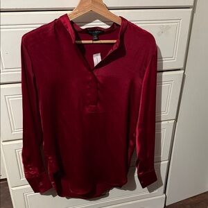 Banana Republic Rich Burgundy Blouse